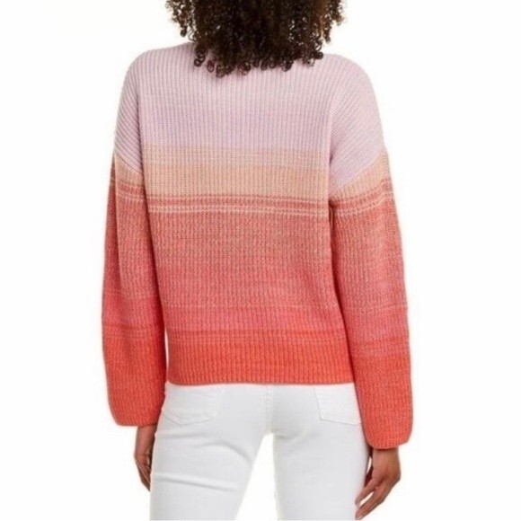 NWT 525 America x Revolve Pink Ombré Shaker Knit Sweater Women’s Size Large NEW - Picture 14 of 15